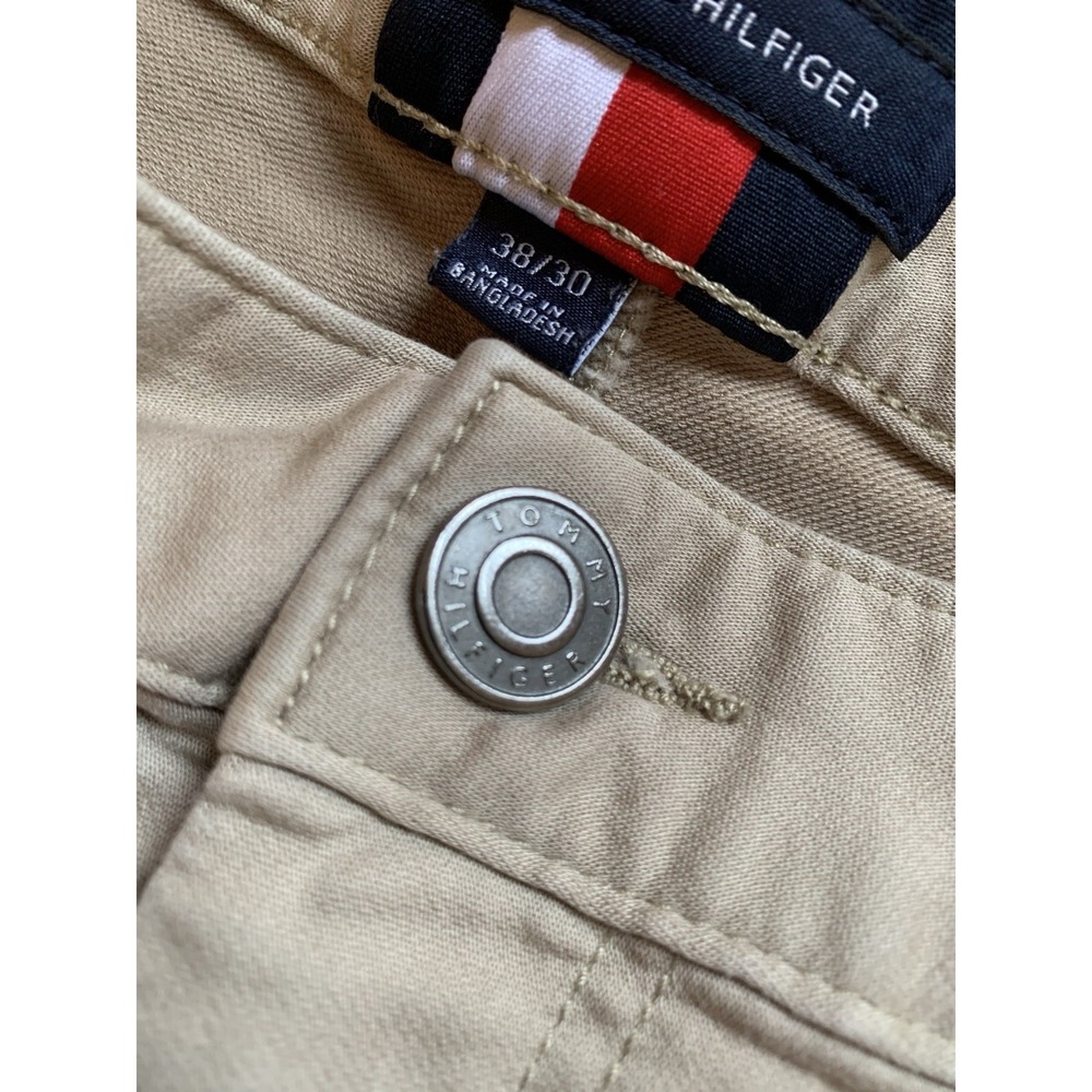 Tommy Hilfiger Beige Straight Pants, Men's Size‎ 38x30